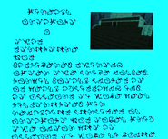 The log relating to the Artifact A3, detailing about a place of worship for what seems to be Corlonisk and one of his gift.