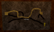 The map that can be found inside the house.