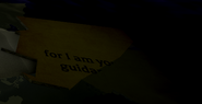 A note that states “for I am your guidance”.