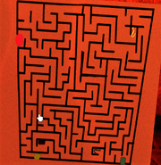 A look at the map in Mortality Advancement Division, received after the player completes REJECTION, alongside the flashlight.