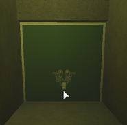 Next to the stairwell, the players could find a locked-up door that leads to the freezer.