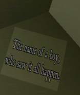 A note revealing a clue that will help solve the code needed to open the portal