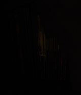 An inaccessible room on the side of the map that has a bug trapped in it. It says “Can you please tell any of the bees that I need a new lamp here? I’m unsure of what those creatures can do when they get near and I don’t want to risk it.”