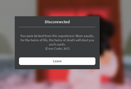 Former kick message.