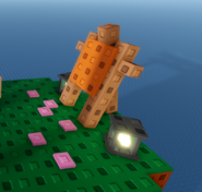 The easel with the small orange canvas seen on the third island, takes the player to ‘deconstruct.’