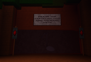 The door that requires a code and leads to the new section included in Act 2.