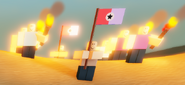 The Colors ready to attack and burn down the camp.