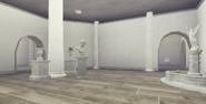 The spawn room in Game Hub.