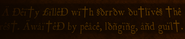 More writing that can be found on the wall in Tower.