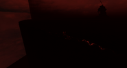 An image of Choujiro outside of the map after placing the key in the cave.