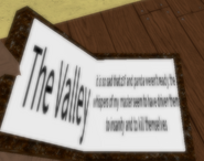 A note about another game of his which is hidden in a room.