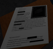 Cure#43 report, on which the incident is mentioned.
