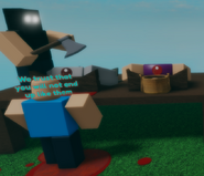 Zergred's parents being executed in front of him as an infant.