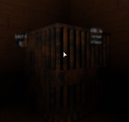 The cage that Dark is kept in.