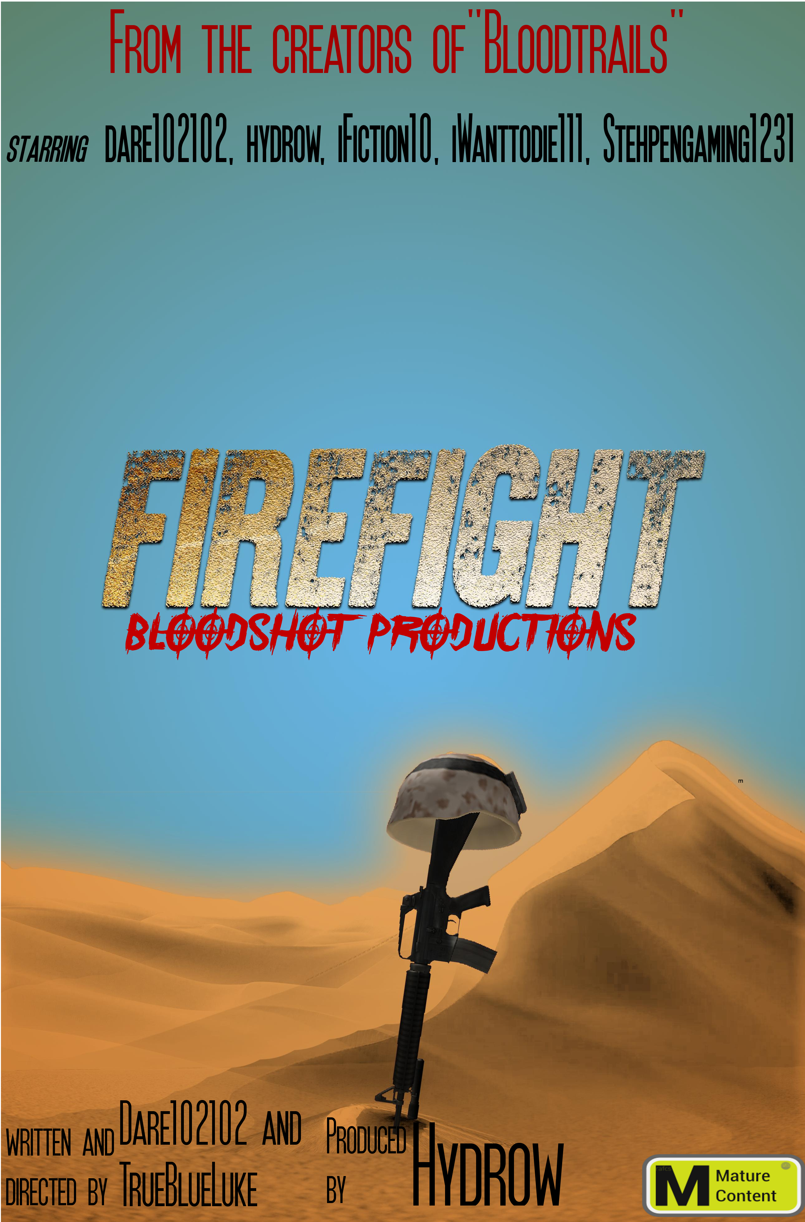 Firefight Series Roblox Film Wiki Fandom - bloodshot effect roblox