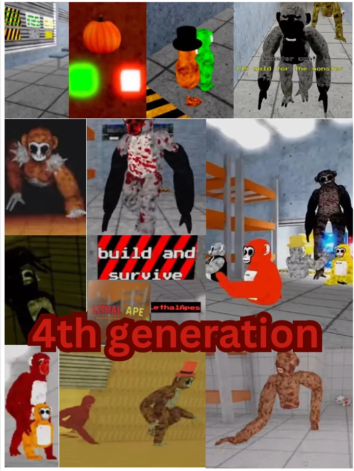4th generation | Roblox Lethal ape Wiki | Fandom