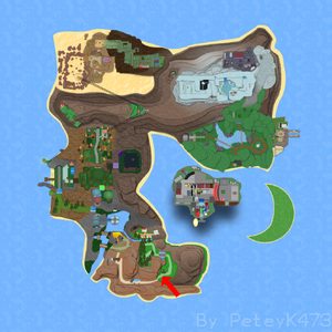 Route 4 on Roria Town Map.