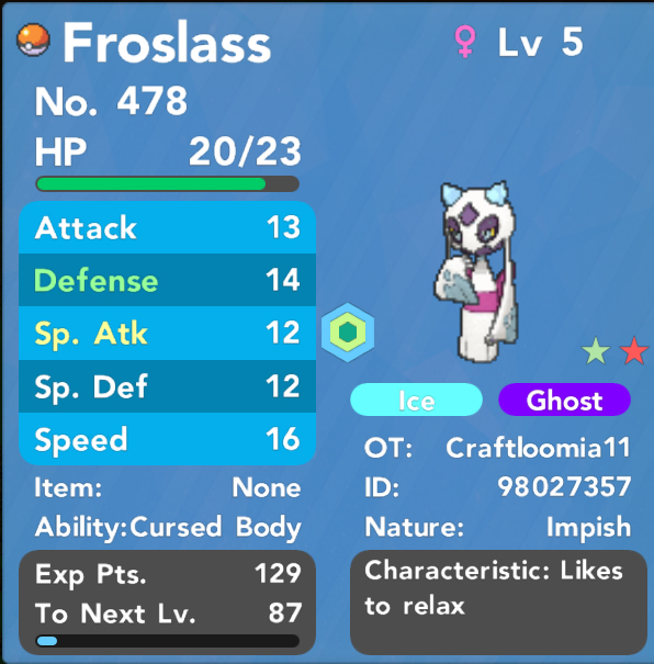 User blog:Craftloomia11/Shiny HA Froslass my Randomizer. | Pokémon Brick Bronze Wiki | Fandom