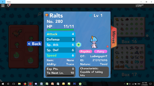 User blog:Sarulu/FULL RALTS EVOLUTION TEAM!!, Pokémon Brick Bronze Wiki