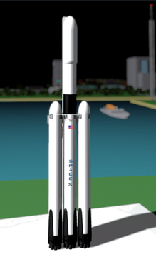 Falcon heavy sale model kit
