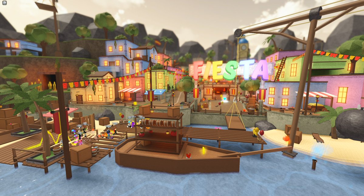 Fiesta Coastland Roblox Deathrun Wiki Fandom - roblox trap ball