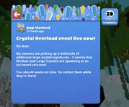 Crystal Overload Event Live Now