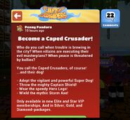 Capes Crusaders Announcement