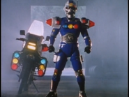 Blue Senturion in Power Rangers.