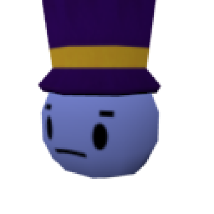 Purple Yellow Banded Top Hat