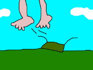 Clyde Jumps Out of Loincloth