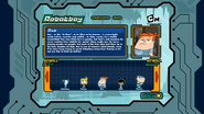 Gus' character profile from the Robotboy - Special Edition CD-ROM