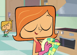 Debbie Turnbull Robotboy cleaning, Debbie Turnbull / Robotboy Mom