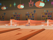 Background design of the bowling arena