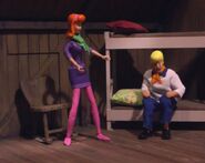 Fred and Daphne in the bunkhouse