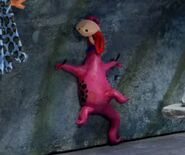 Dino after getting murdered by Barney