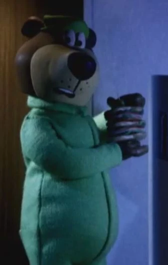 yogi bear様 Vintage 1959 Yogi Bear Stuffed Plush Doll w/Rubber Face