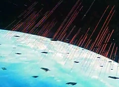 Earth is Bombarded. (Macross Saga:"Force of Arms")