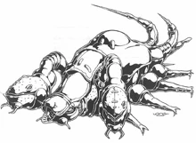 Invid Scorpion Assault Ship (Robotech II, The Sentinels Sourcebook)