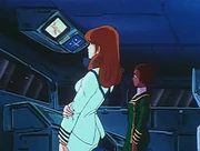 Lisa and Claudia watching the Miss Macross Competition