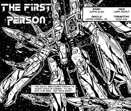 The first person