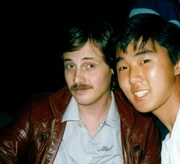 A young Tommy Yune with .