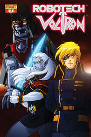 Robotech/Voltron #1, which continued the printing of Robotech comics after a seven year leave.