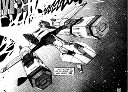 The SDF-7 barely escapes  destruction