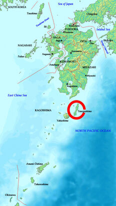 Tanegashima location