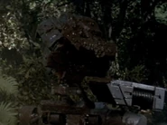 S-A-I-N-T Number 1 deactivated with mud on face