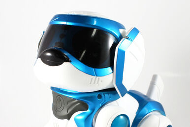 blue zoomer robot dog