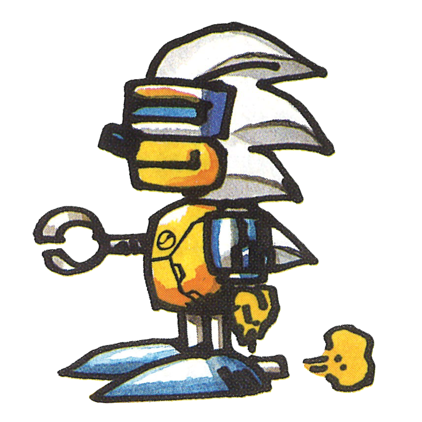 Mecha Sonic / Silver Sonic the Robotic Version of Sonic the