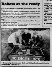 An article from Burntwood Mercury about Science Block