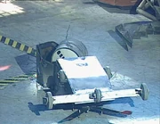 The Darke Destroyer lays battered and beaten