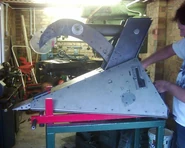 Pinser being worked on